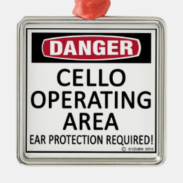 Cello-Operationsfläche Ornament Aus Metall