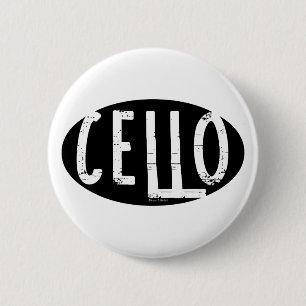 Cello Oval Rough Text Button