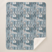 Cello Pattern Sherpa Blanket Sherpadecke (Vorderseite)