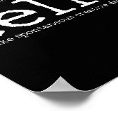 Cello Player Cellist Funny Gift  Poster (Ecke)