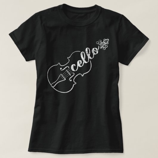 Cello Player Cellist Musician Classic Music Teac T-Shirt (Design vorne)