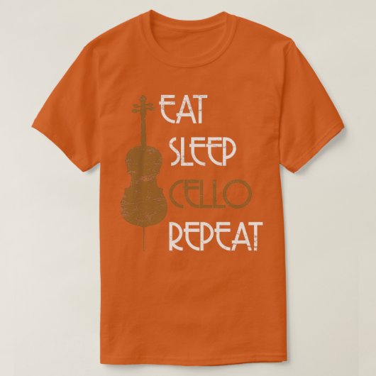 Cello Player Cellist T-Shirt (Design vorne)
