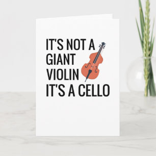 Cello Player-Geschenke   Cello Orchestra Cellist Karte