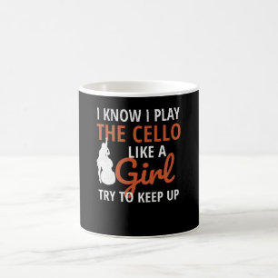 Cello Player Geschenke für Frauen  Cello Cellist  Kaffeetasse