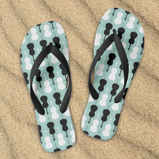 Cello Player Gift String Instrument Orchestra Badesandalen