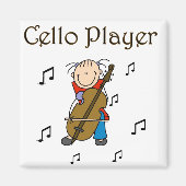 Cello Player Magnet (Vorne)