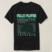 Cello Player Nutriacts Orchestra Music Cel T-Shirt (Design vorne)