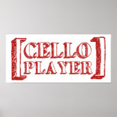 Cello Player Poster (Vorne)