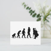 Cello Player Postkarte (Stehend Vorderseite)