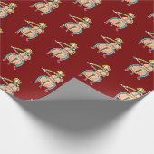 Cello Playing Stickman Geschenkpapier (Ecke)