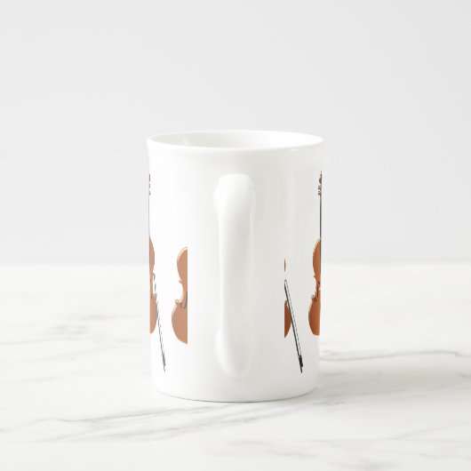 Cello Porzellantasse (Rückseite)