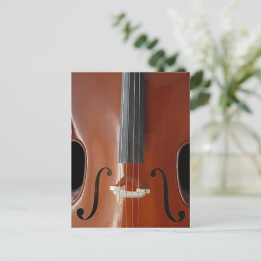 Cello Postcard Postkarte (Stehend Vorderseite)