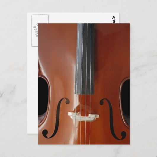Cello Postcard Postkarte (Vorne/Hinten)