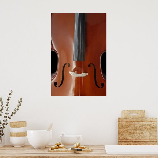 Cello Poster (Küche)