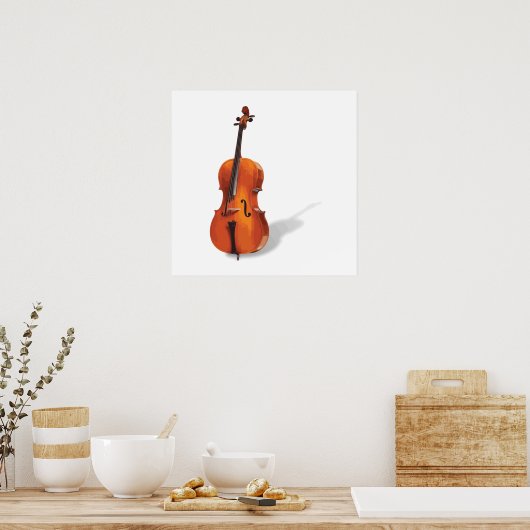 Cello Poster (Küche)