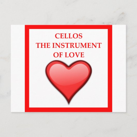 CELLO POSTKARTE (Vorderseite)