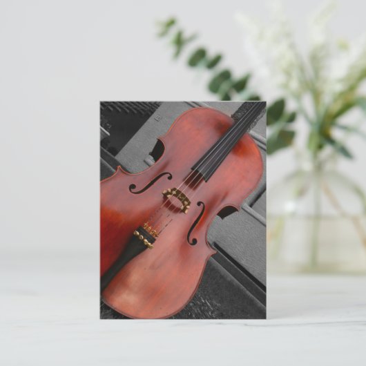 Cello Postkarte (Stehend Vorderseite)