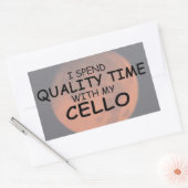 Cello rechteckige Aufkleber zur Qualitätszeit (Umschlag)