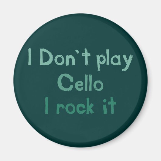 Cello Rock It Magnet (Vorne)
