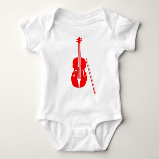Cello - Rot Baby Strampler (Vorderseite)