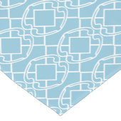 Cello-Rotkehlchen-blauer Ei-Gitter-Entwurf Kurzer Tischläufer (Ecke)