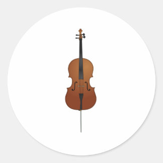 Cello Runder Aufkleber