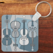 Cello Schlüsselanhänger (Rückseite)