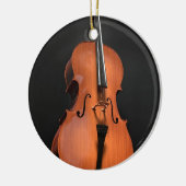 Cello-Schnüre aufgereihtes Keramik Ornament (Links)