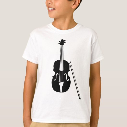 Cello - Schwarz T-Shirt (Vorderseite)