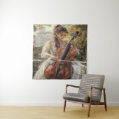 Cello Serenade  Wandteppich (Beispiel)