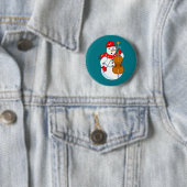 Cello Snowman Button (Beispiel)