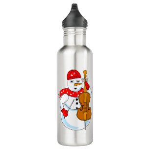 Cello Snowman Edelstahlflasche