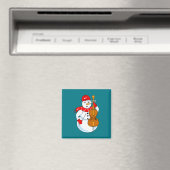 Cello Snowman Magnet (In Situ (Geschirrspüler))