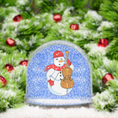 Cello Snowman Snow Globe Schneekugeln (Weihnachten)