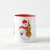 Cello Snowman Tasse (Zentrum)