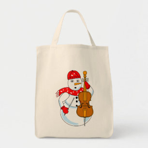 Cello Snowman Tragetasche