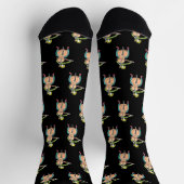 Cello spielender Stockmann Socken (Oben)