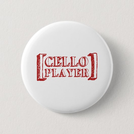 Cello-Spieler Button (Vorderseite)