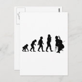 Cello-Spieler Postkarte (Vorne/Hinten)