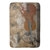 Cello Steampunk Reihe Badematte (Vorderseite Vertikal)
