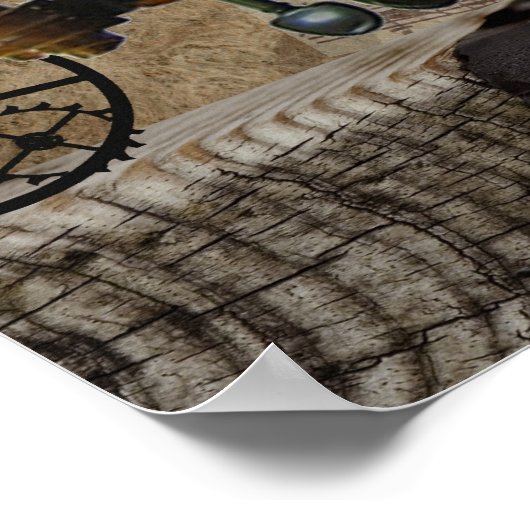 Cello Steampunk Suite Poster (Ecke)