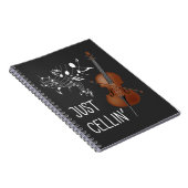Cello String Instrument Cellist Spaß violoncello Notizblock (Rechte Seite)