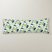 Cello String Instrument Music Orchestra Blue Green Seitenschläferkissen (Rückseite)