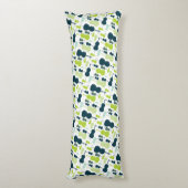 Cello String Instrument Music Orchestra Blue Green Seitenschläferkissen (Rückseite (Vertikal))