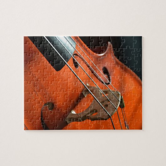 Cello Strings Stringinstrument für Holz Puzzle (Horizontal)