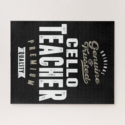 Cello Teacher Puzzle (Horizontal)