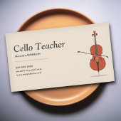 Cello Teacher Visitenkarte