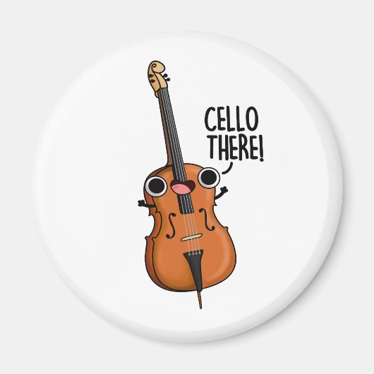 Cello There Funny Music Pub Magnet (Vorne)