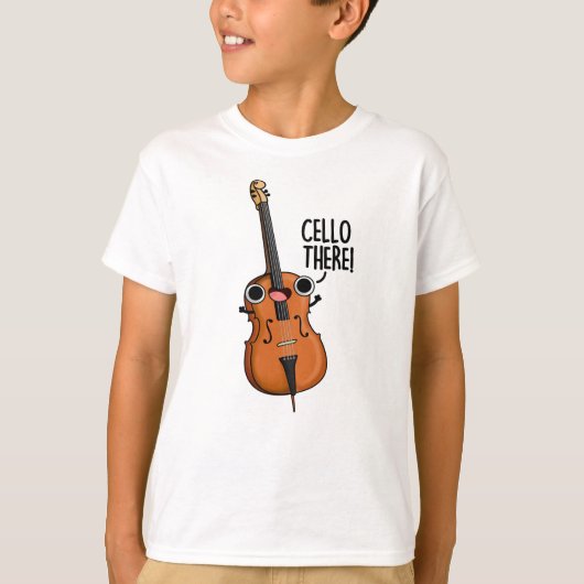 Cello There Funny Music Pub T-Shirt (Vorderseite)