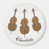 Cello Trio personalisiert Magnet (Vorne)
